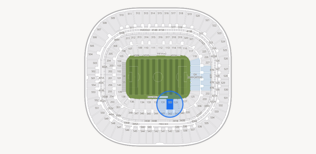 Bank of America Stadium Seating Chart