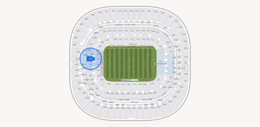 Bank of America Stadium Seating Chart