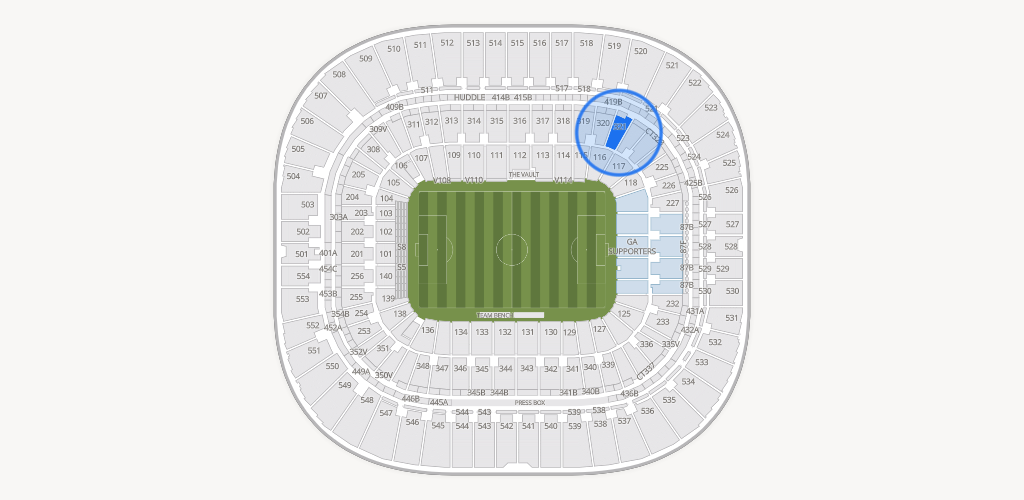 Bank of America Stadium Seating Chart