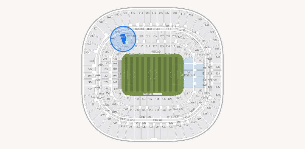 Bank of America Stadium Seating Chart