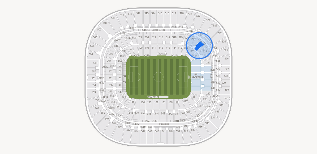 Bank of America Stadium Seating Chart