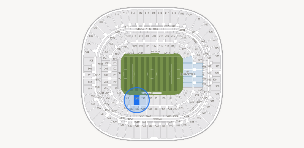 Bank of America Stadium Seating Chart