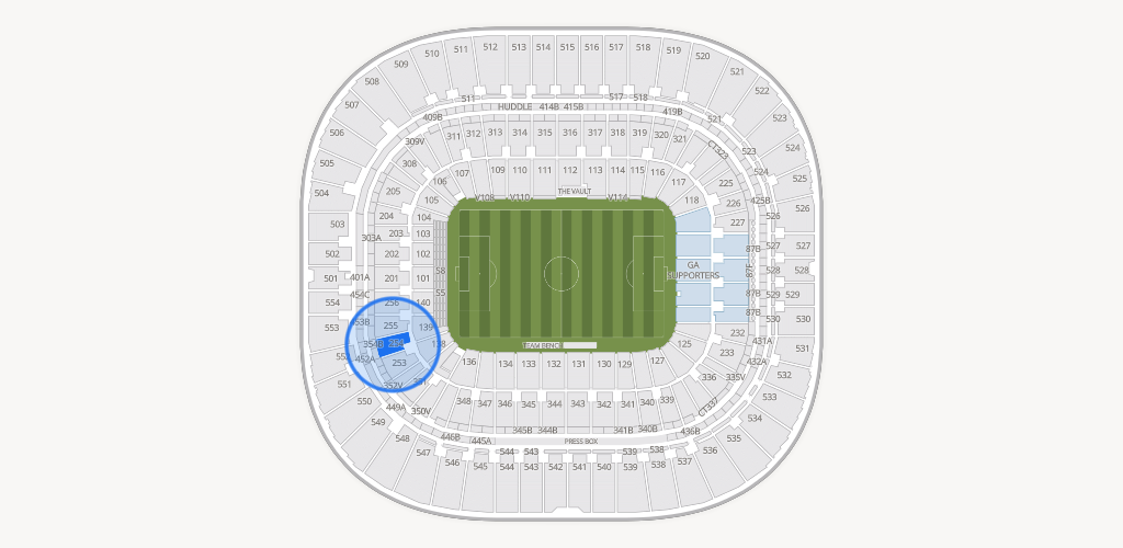 Bank of America Stadium Seating Chart
