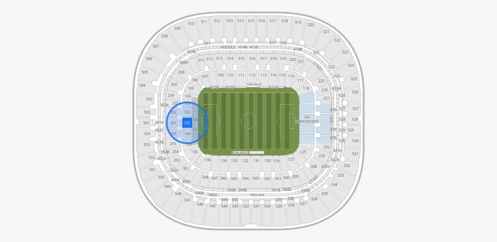 Bank of America Stadium Seating Chart