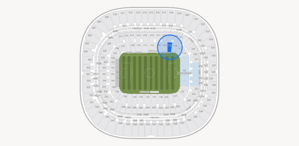 Bank of America Stadium Seating Chart
