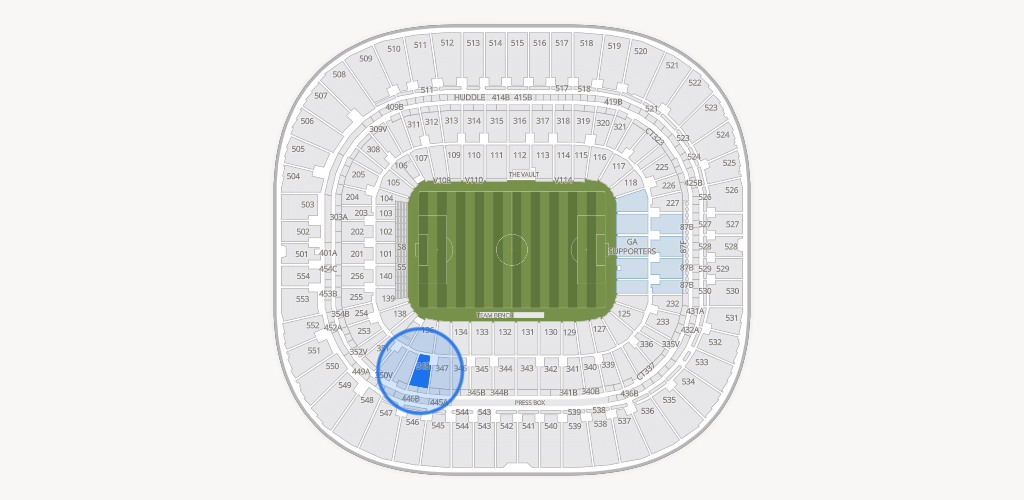 Bank of America Stadium Seating Chart