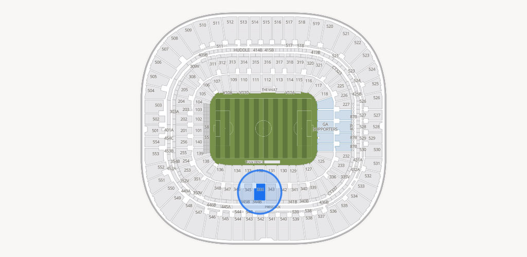 Bank of America Stadium Seating Chart