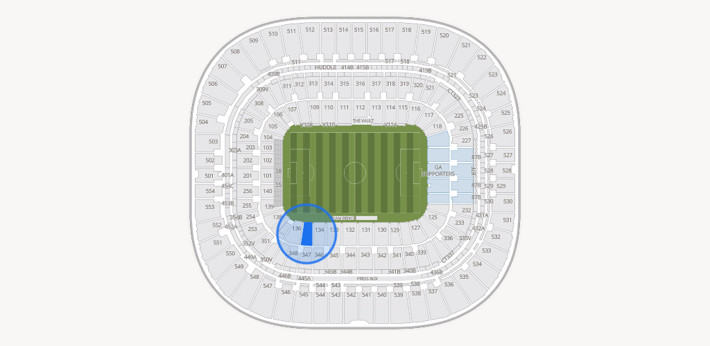 Bank of America Stadium Seating Chart