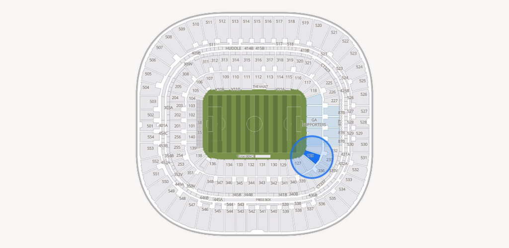 Bank of America Stadium Seating Chart