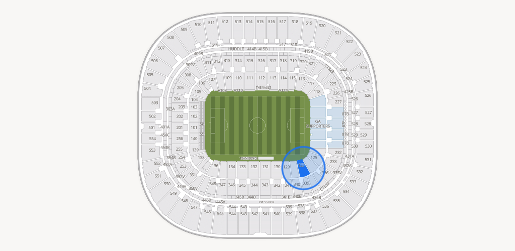 Bank of America Stadium Seating Chart