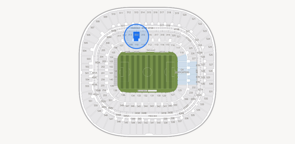 Bank of America Stadium Seating Chart