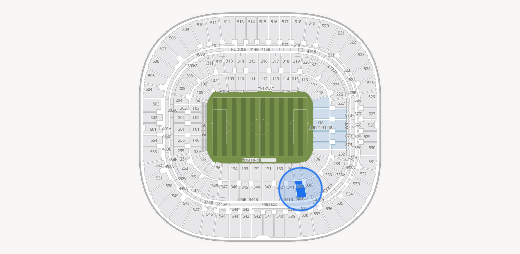 Bank of America Stadium Seating Chart