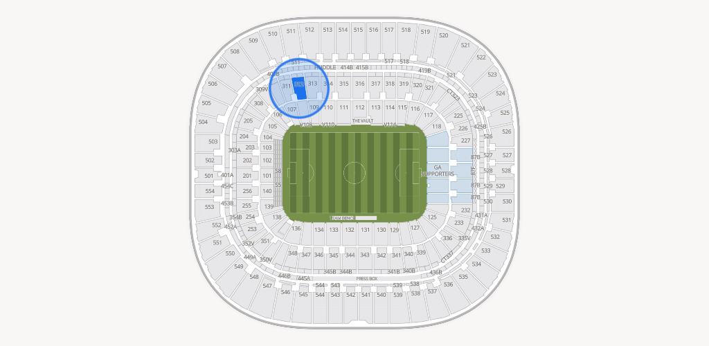 Bank of America Stadium Seating Chart
