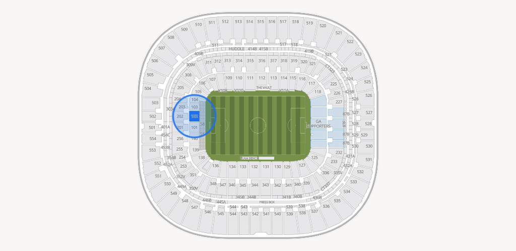 Bank of America Stadium Seating Chart