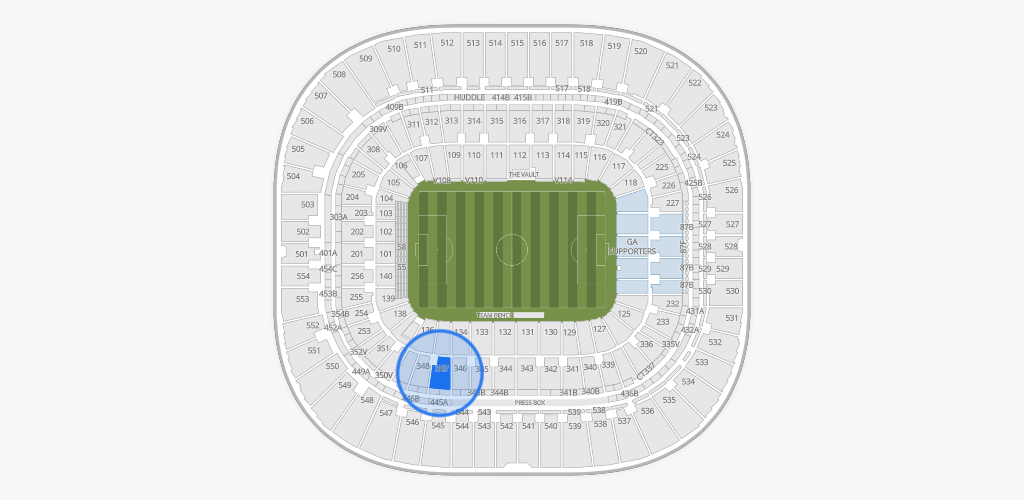 Bank of America Stadium Seating Chart