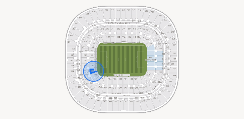 Bank of America Stadium Seating Chart