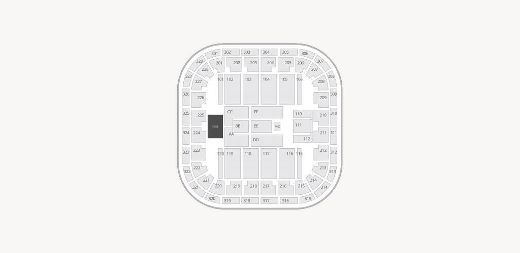 Bank of Springfield Center Seating Chart