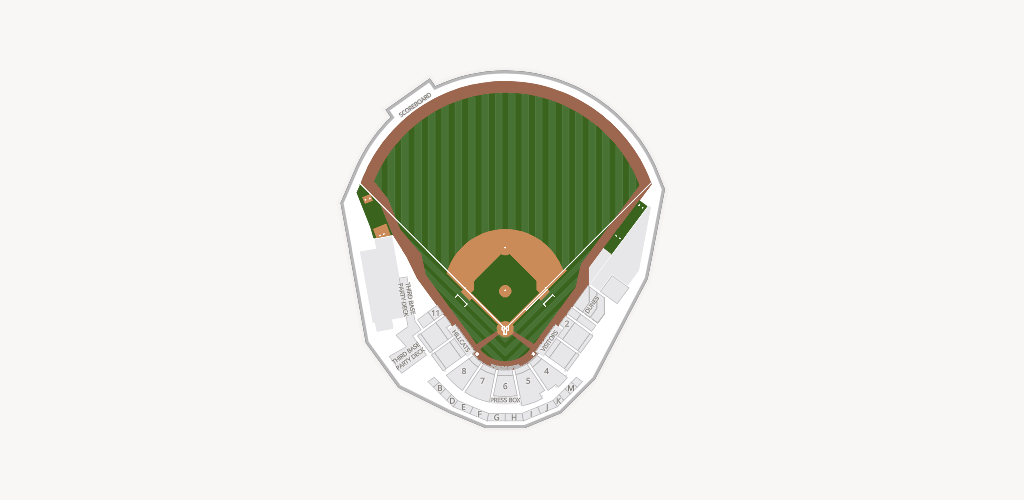 Bank of the James Stadium Seating Chart