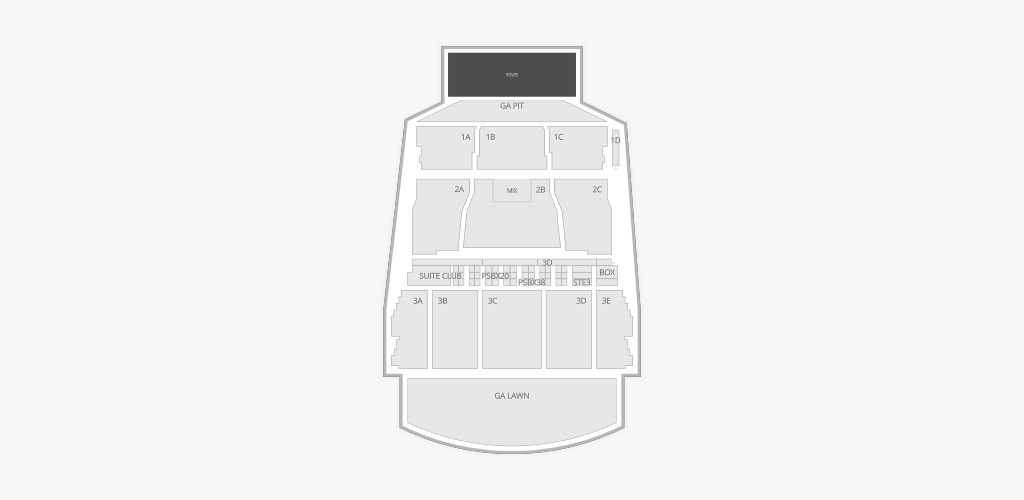 BankNH Pavilion Seating Chart