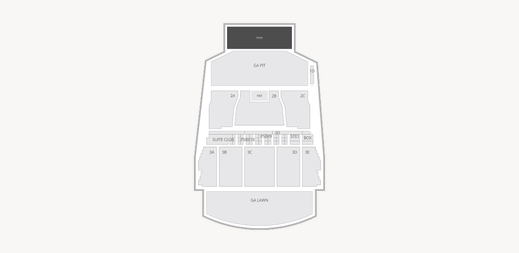BankNH Pavilion Seating Chart
