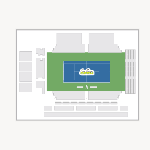 Barnes Tennis Center seating chart