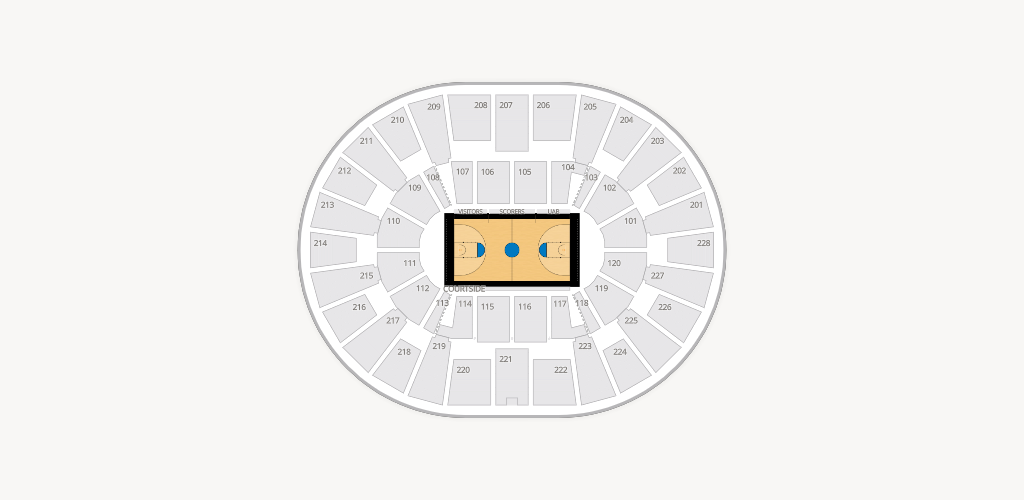 Bartow Arena Seating Chart