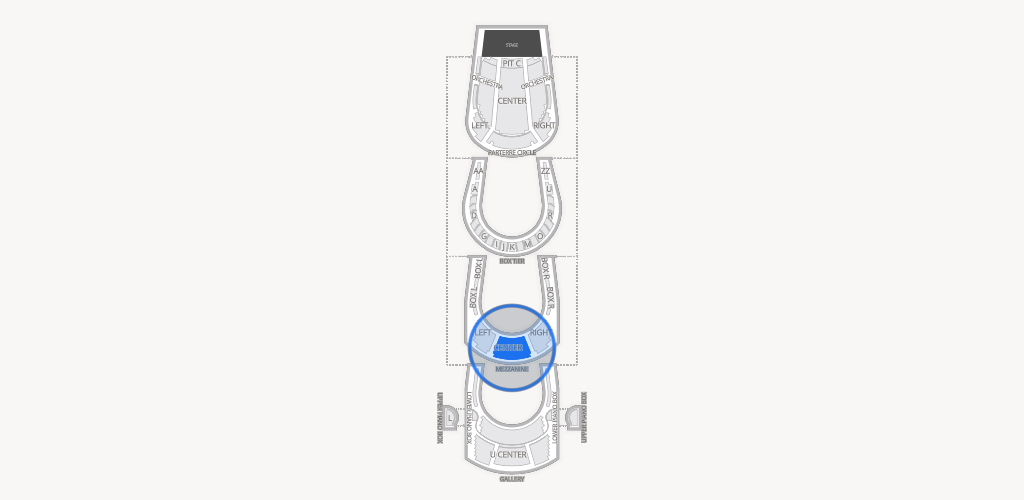 Bass Performance Hall Seating Chart