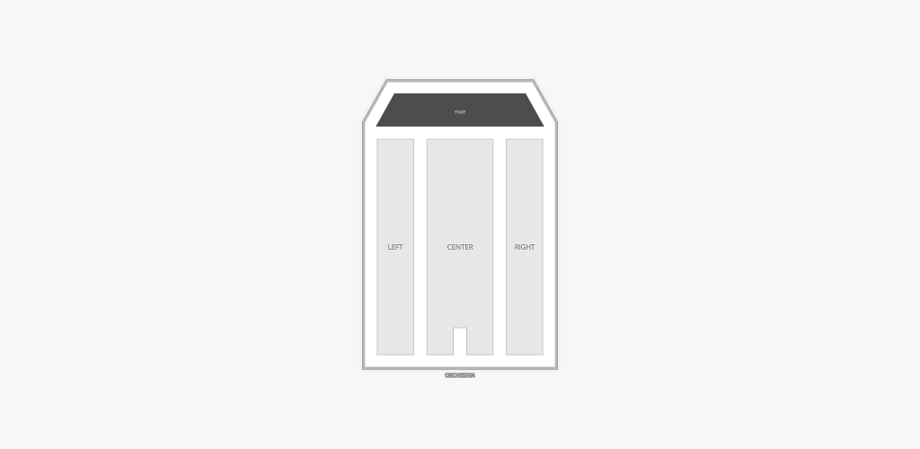 Bates Recital Hall - Austin Seating Chart
