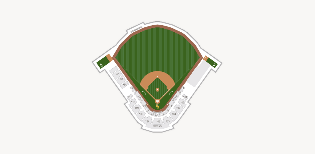 Baylor Ballpark Seating Chart