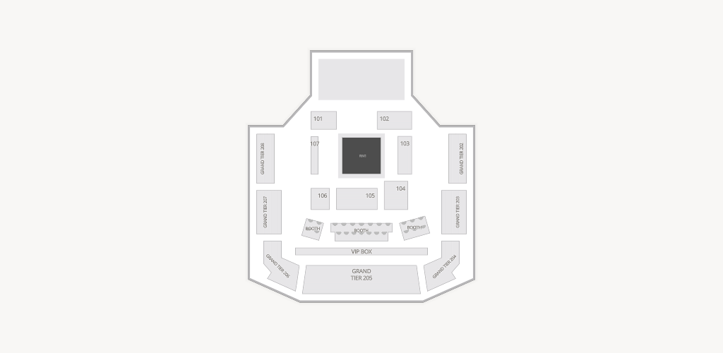 Bayou Music Center Seating Chart