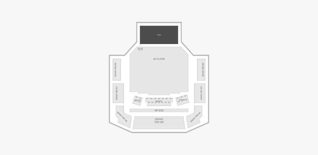 Bayou Music Center Seating Chart