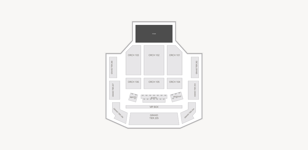 Bayou Music Center Seating Chart