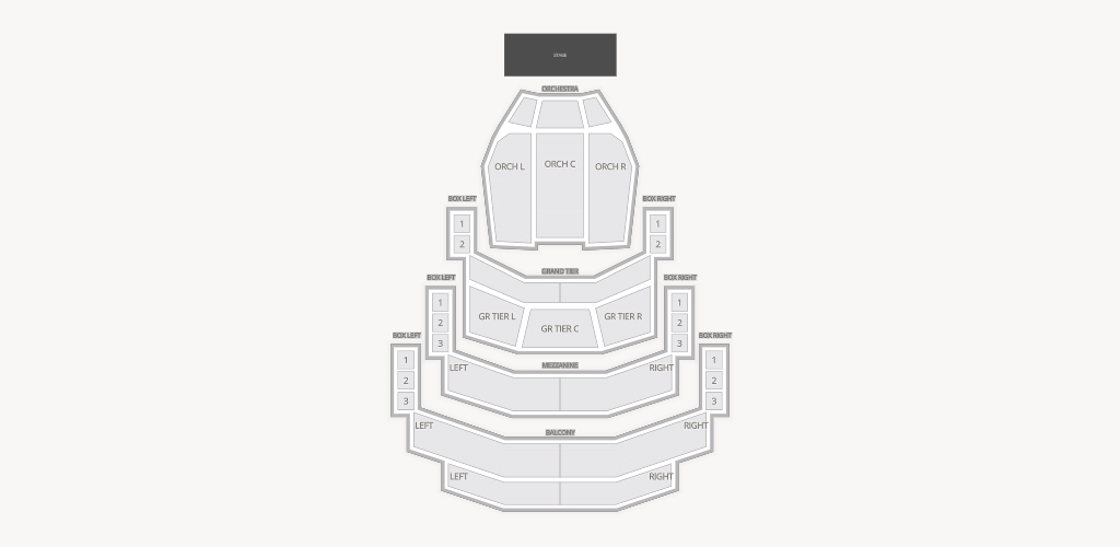Belk Theater at Blumenthal Performing Arts Center Seating Chart