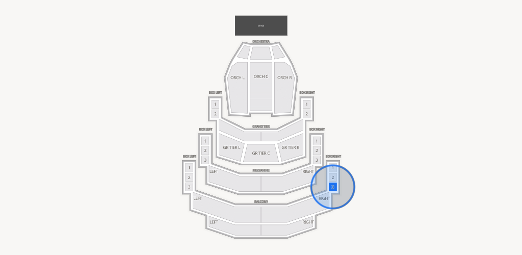 Belk Theater at Blumenthal Performing Arts Center Seating Chart