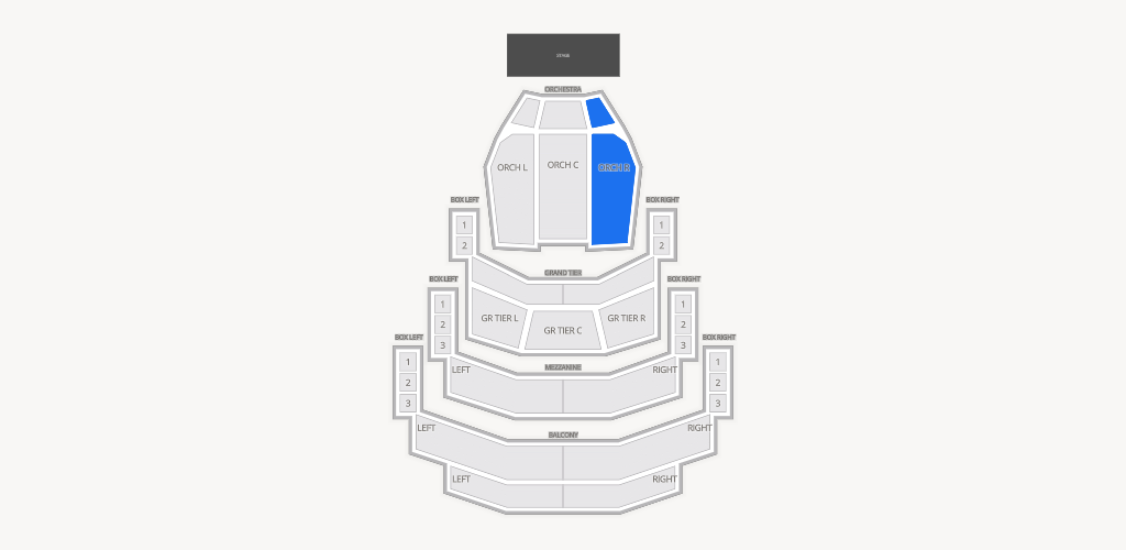 Belk Theater at Blumenthal Performing Arts Center Seating Chart