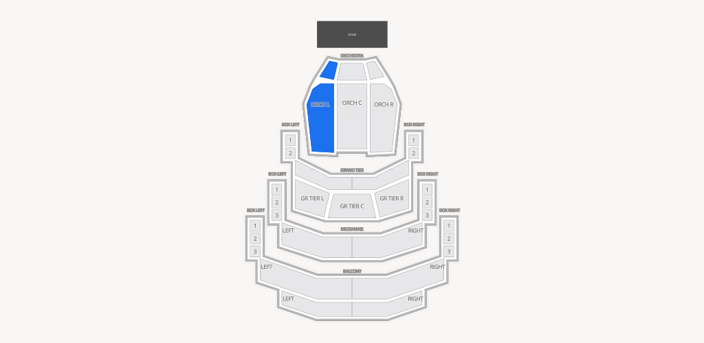 Belk Theater at Blumenthal Performing Arts Center Seating Chart