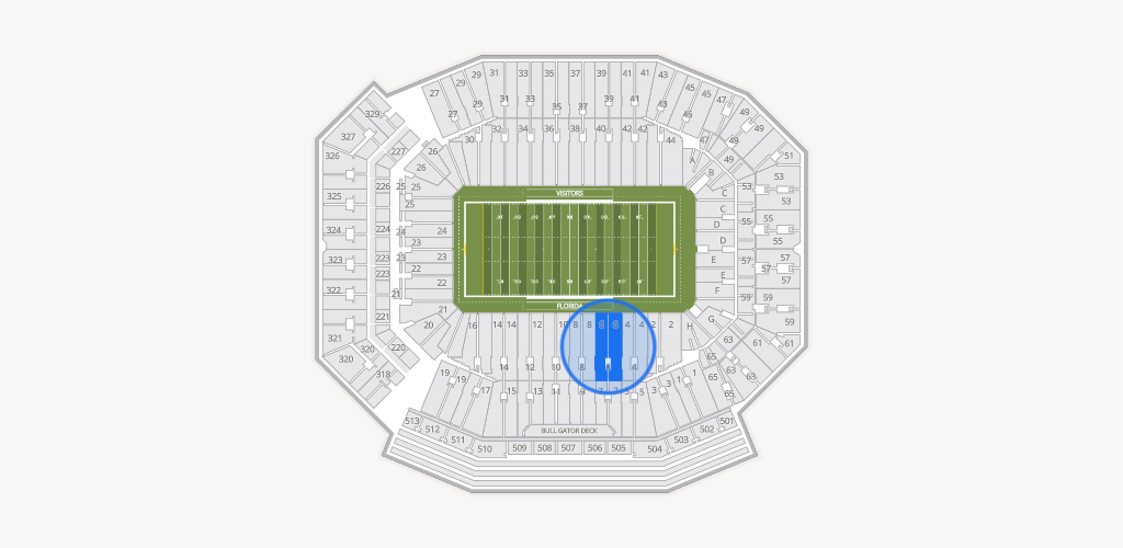 Ben Hill Griffin Stadium Seating Chart