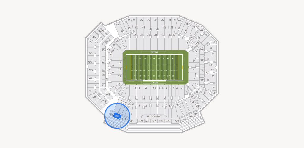 Ben Hill Griffin Stadium Seating Chart