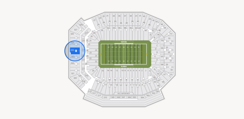 Ben Hill Griffin Stadium Seating Chart