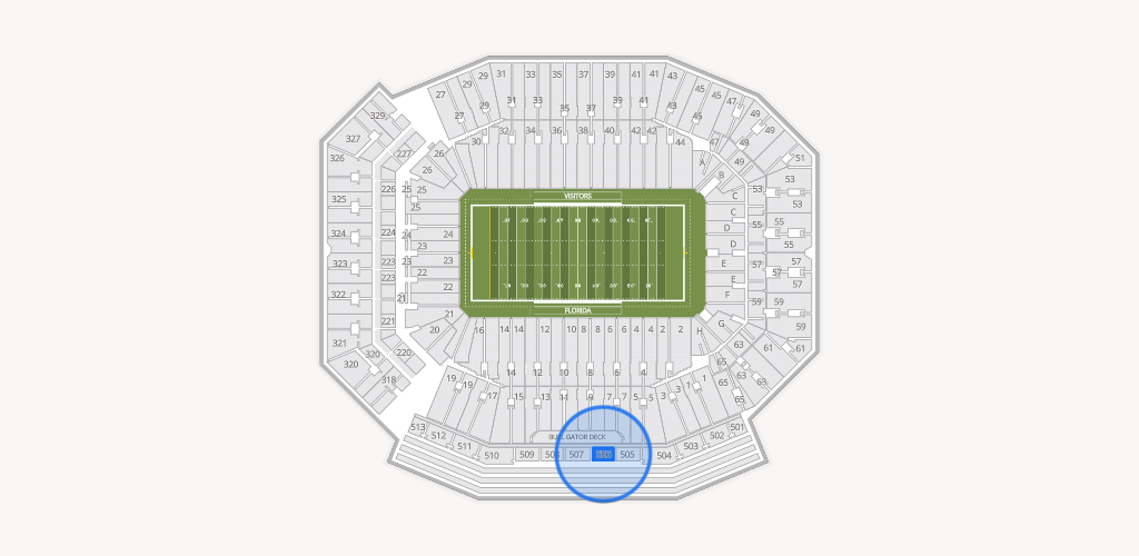 Ben Hill Griffin Stadium Seating Chart