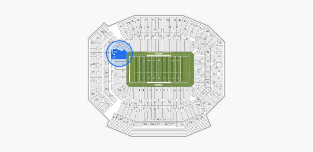 Ben Hill Griffin Stadium Seating Chart