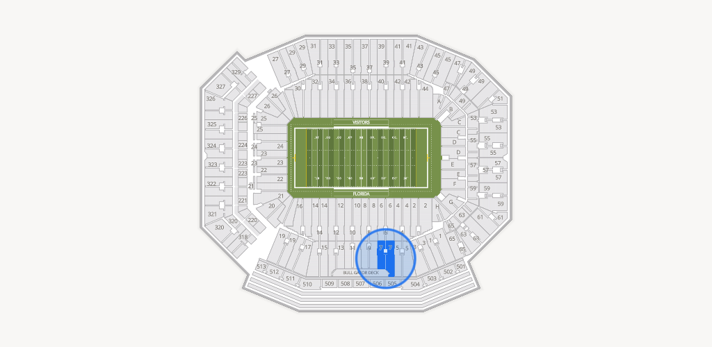 Ben Hill Griffin Stadium Seating Chart