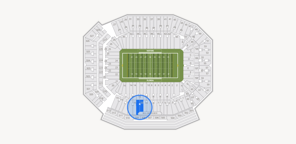 Ben Hill Griffin Stadium Seating Chart