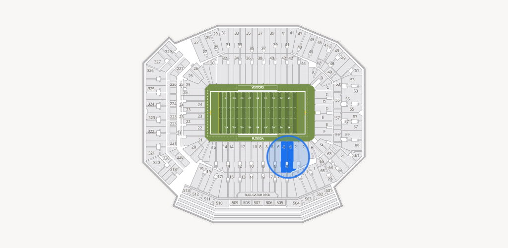 Ben Hill Griffin Stadium Seating Chart