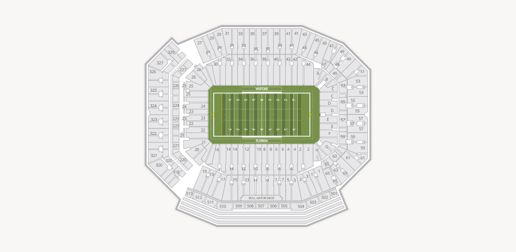 Ben Hill Griffin Stadium Seating Chart