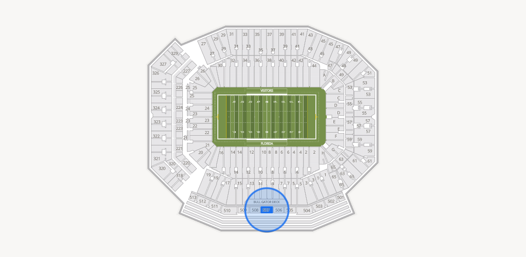 Ben Hill Griffin Stadium Seating Chart