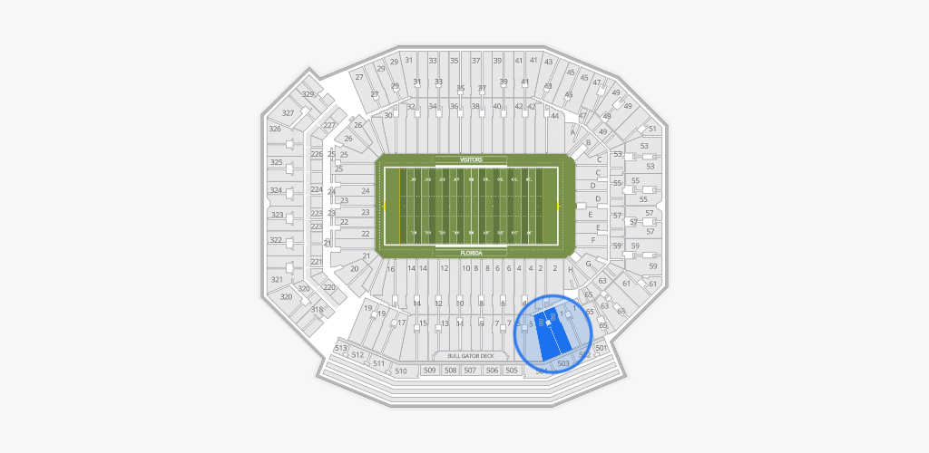 Ben Hill Griffin Stadium Seating Chart