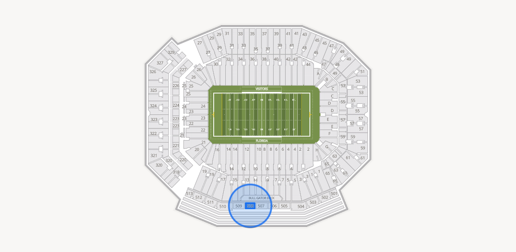 Ben Hill Griffin Stadium Seating Chart