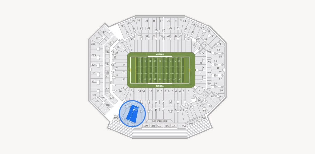 Ben Hill Griffin Stadium Seating Chart