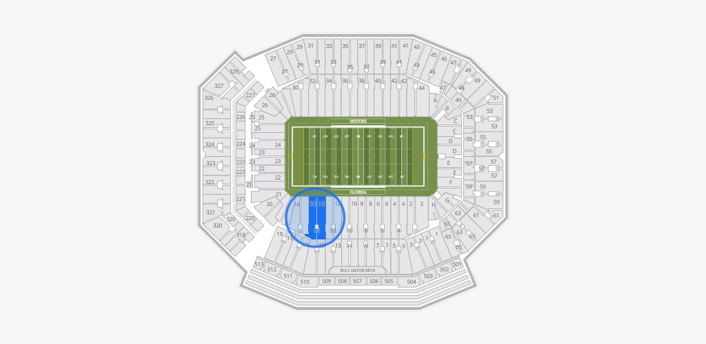Ben Hill Griffin Stadium Seating Chart